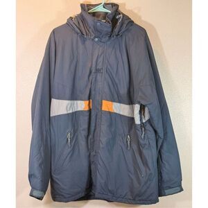 Helly Hansen All Weather Snowboarding Ski Winter Jacket With Removable Hood Gray